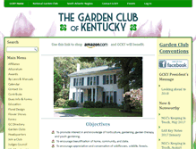 Tablet Screenshot of gardenclubky.org